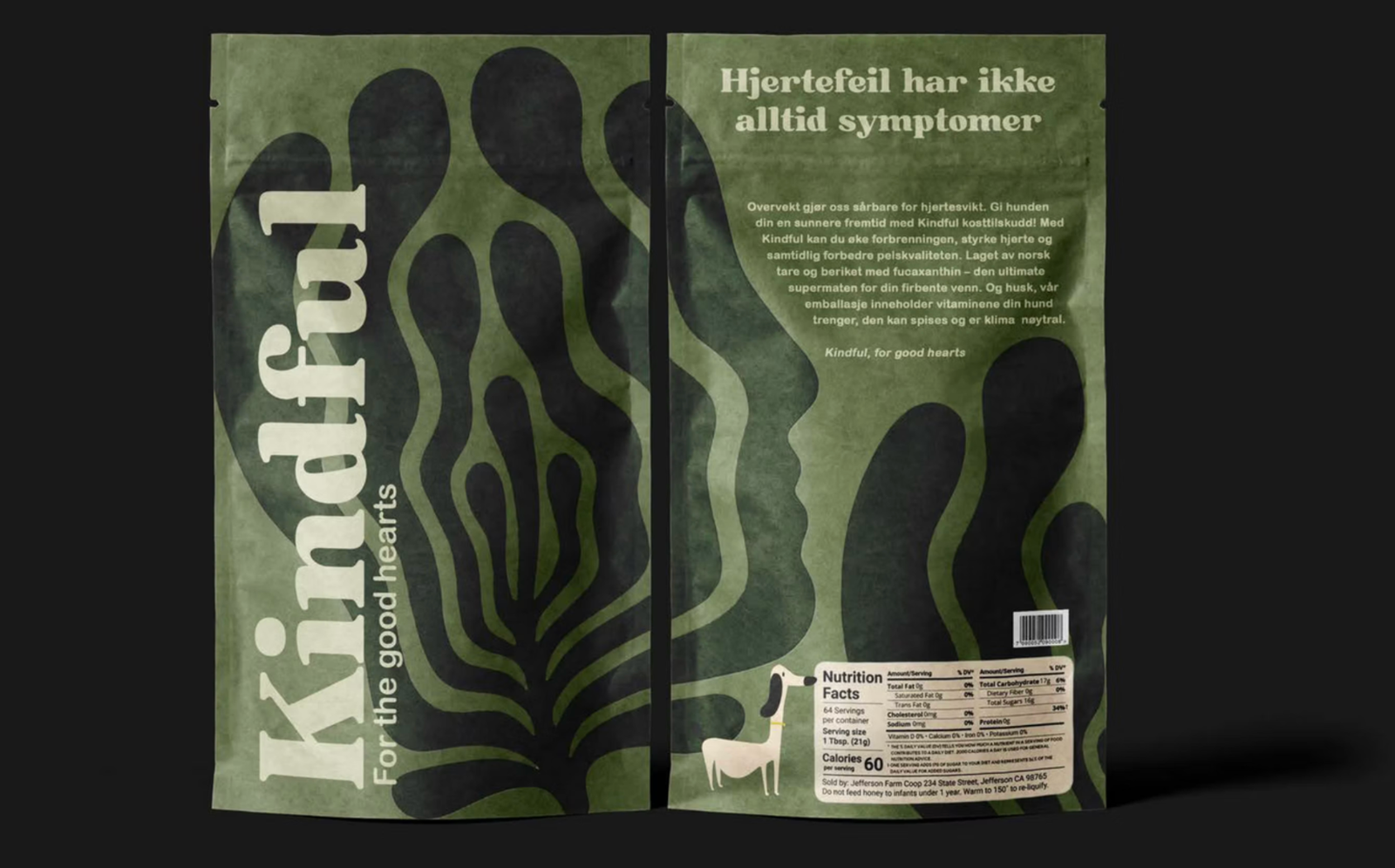 Pakningsdesign for Kindful